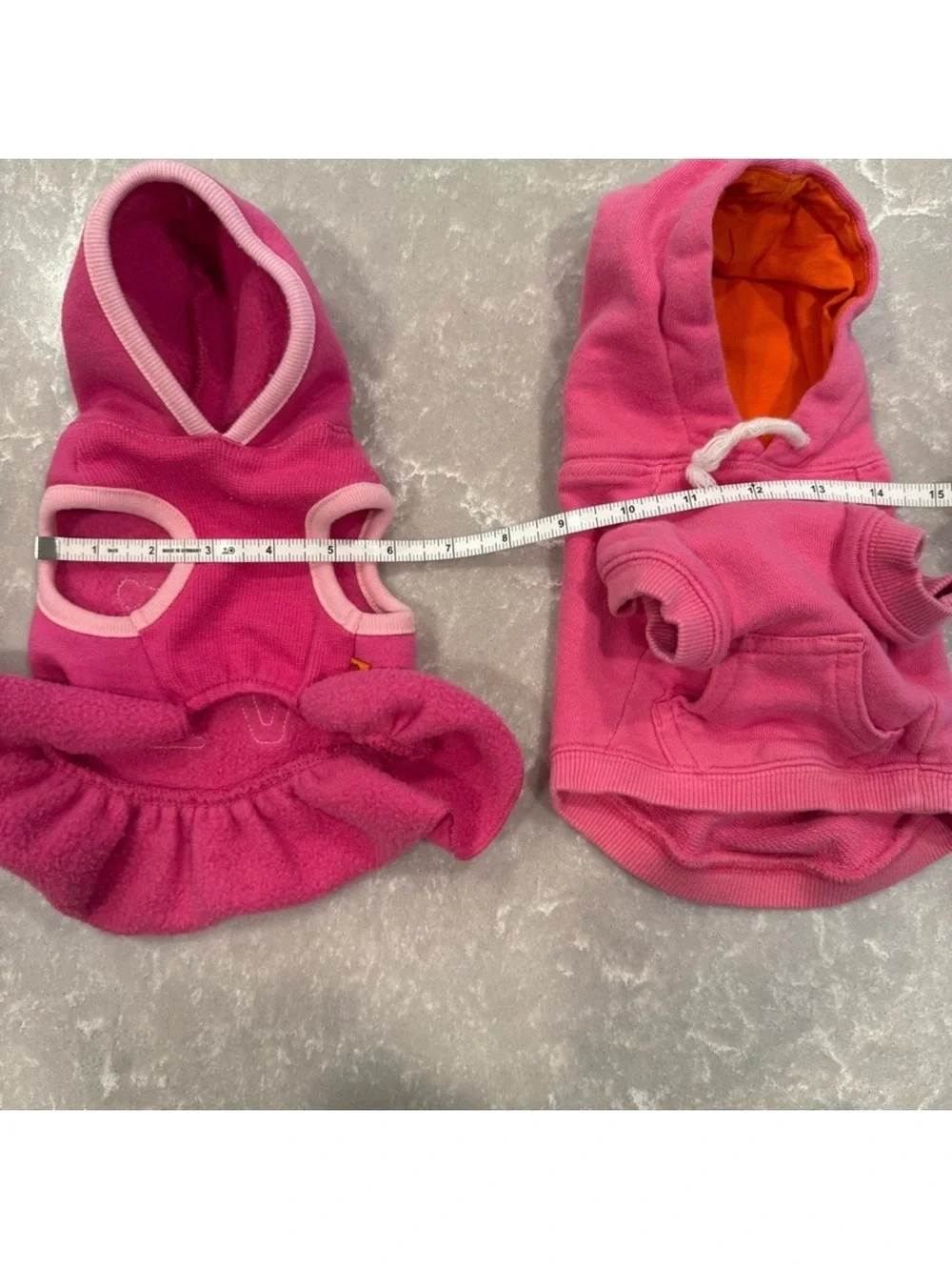 Wag & Bone Old Navy Dog Supply Barbie Pink Hoodie Dress Lot XS Pet Clothes